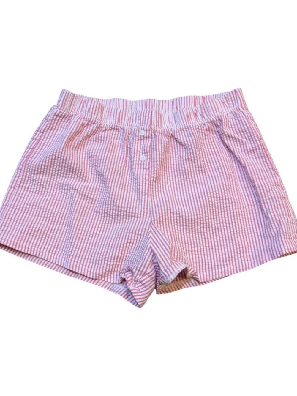 Originality Pink & White Striped Boxer Shorts